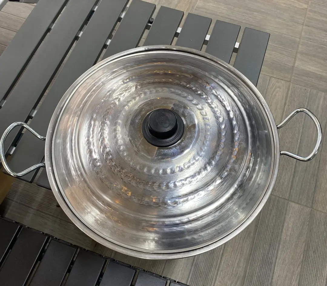 *DEFOLU* Kapaklı Sac Tava 35cm — 2