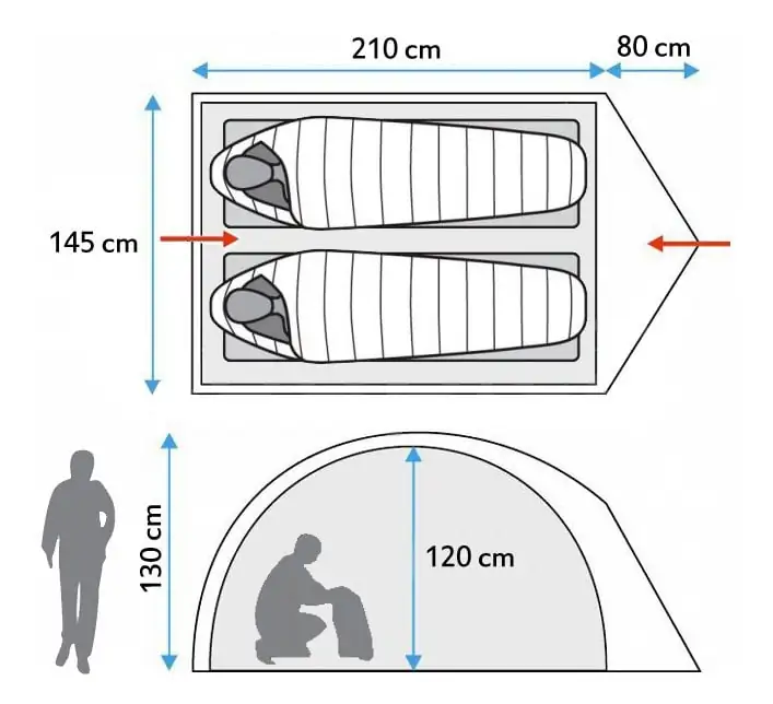 Evolite Turtle Pro 2 Kişilik Çadır - 4 Mevsim — 2