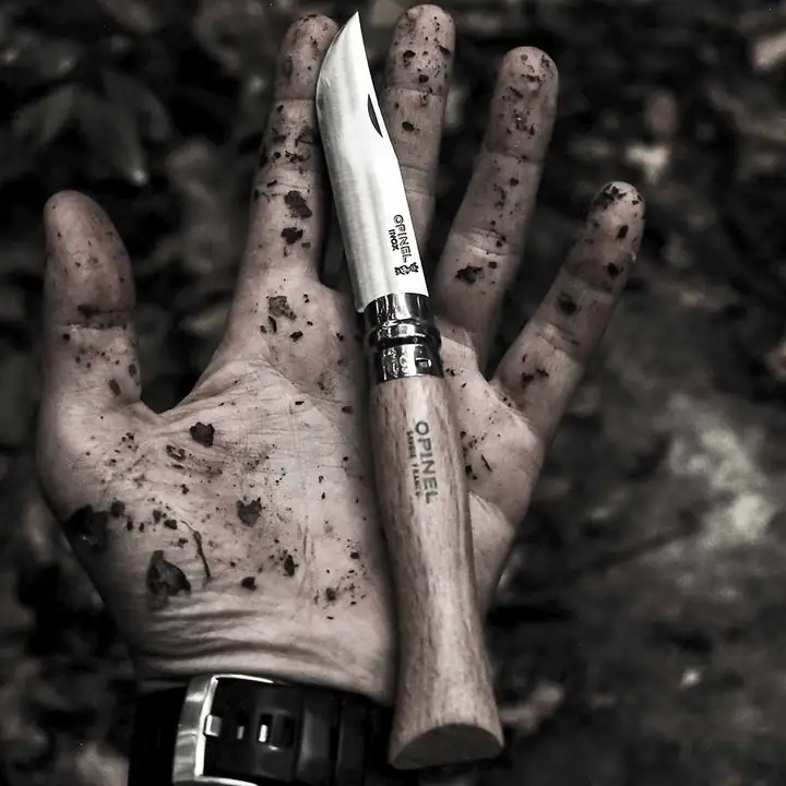 Opinel Inox 9 No Kayın Saplı Paslanmaz Çelik Çakı — 5