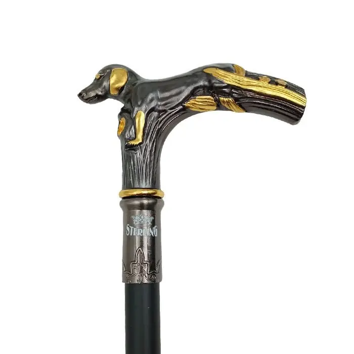 STERLING 88 cm Köpek Başlı Baston — 2