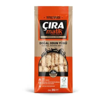 Çıra Matik Doğal Odun Yünü
