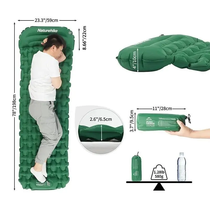 Naturehike FC-12 Infatable Şişme Kamp Matı — 2