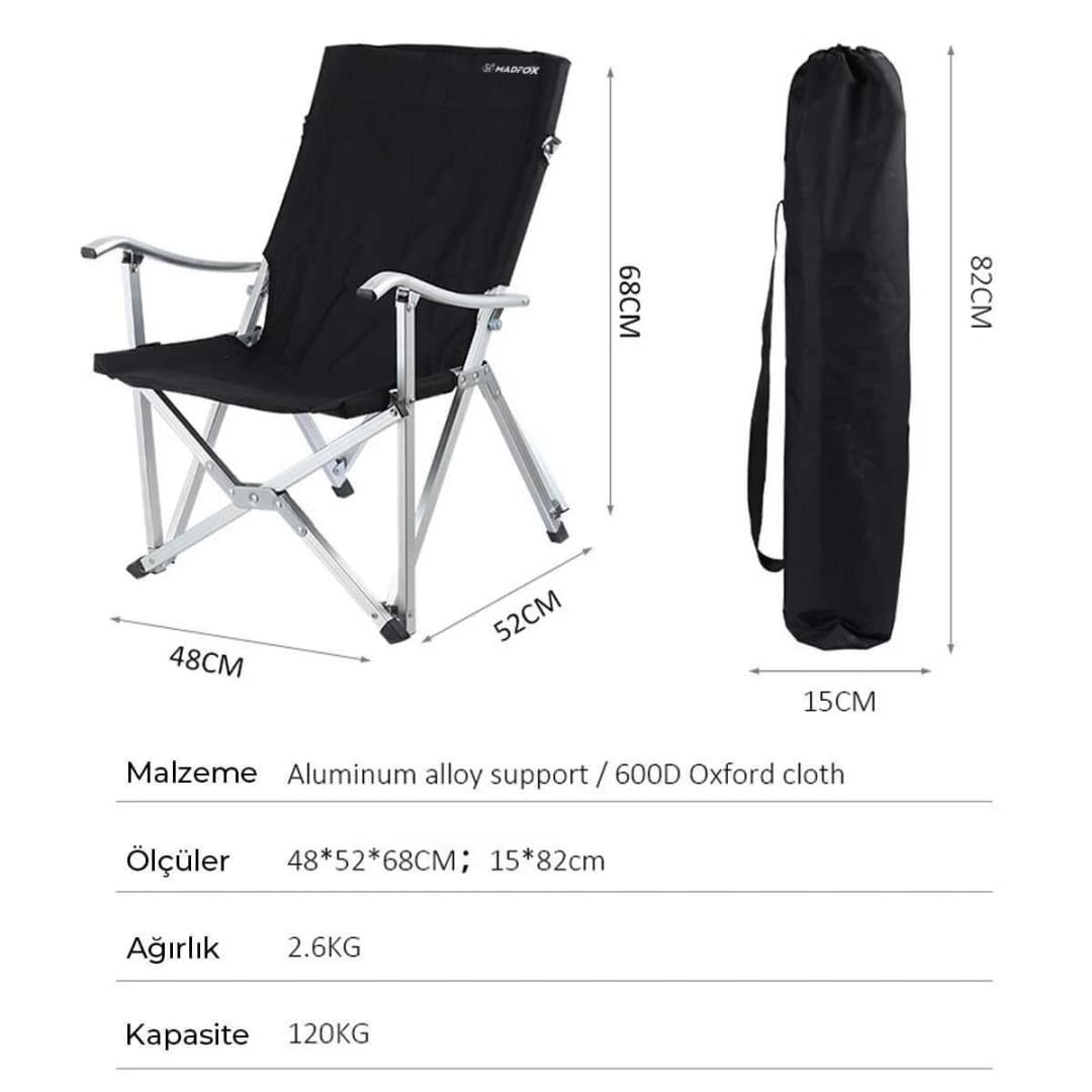 Madfox Dachuan Katlanır Kamp Sandalyesi — 3