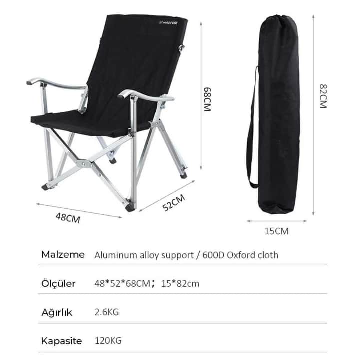 Madfox Dachuan Katlanır Kamp Sandalyesi — 3