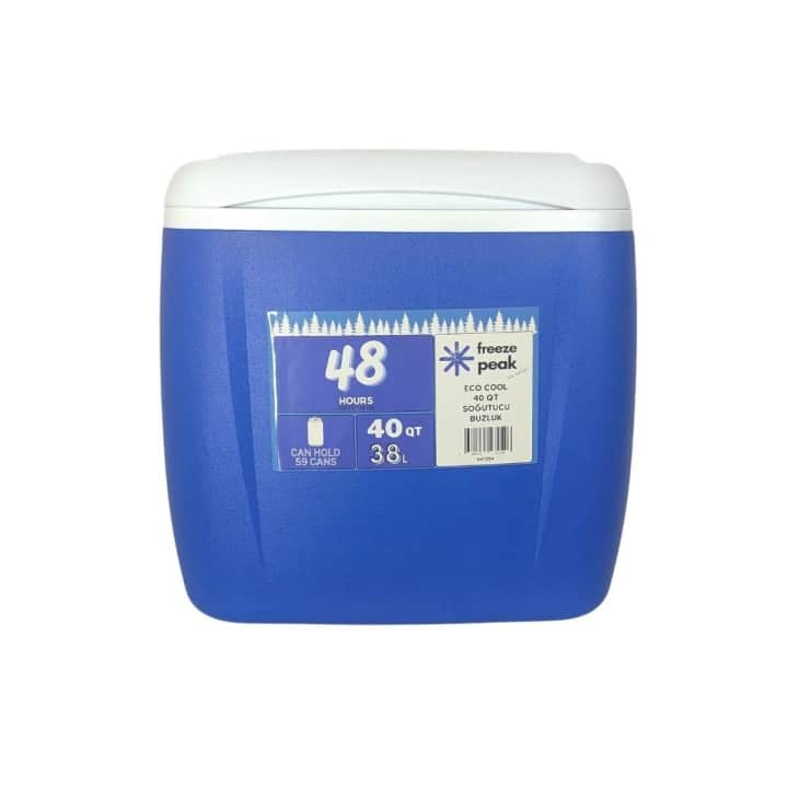 Freeze Peak Eco Cool 40 QT Soğutucu Buzluk 38 Litre - Mavi — 2