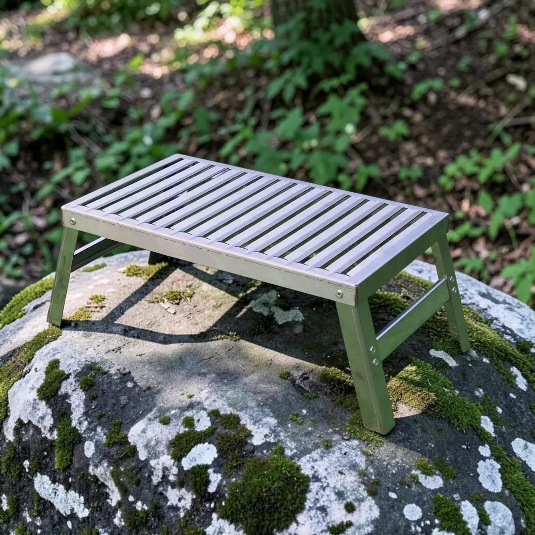 Kvox Paslanmaz Çelik Oluklu Ateş Üstü Izgara — 6
