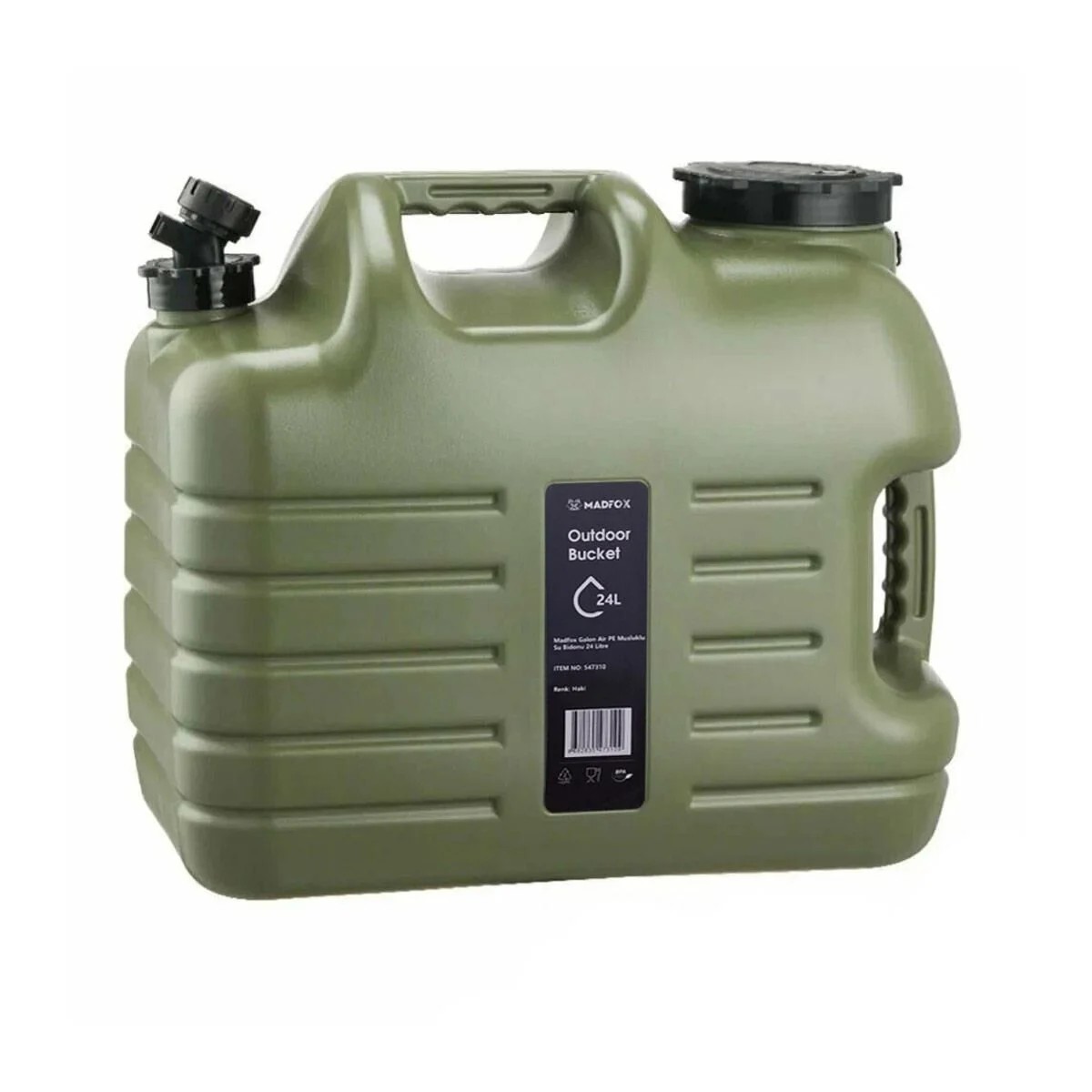 Madfox Galon Air PE Musluklu Su Bidonu 24 Litre