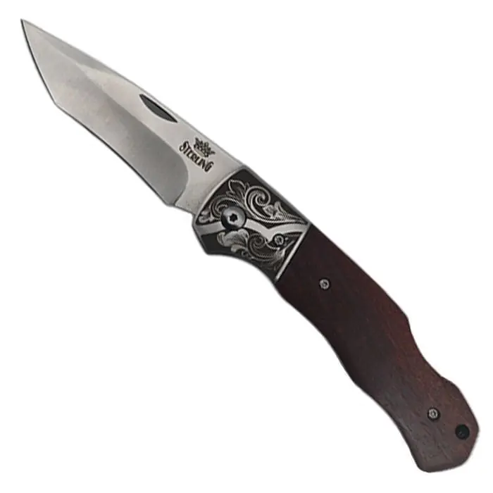 STERLING 11 cm Lock Back Kahverengi Çakı — 1