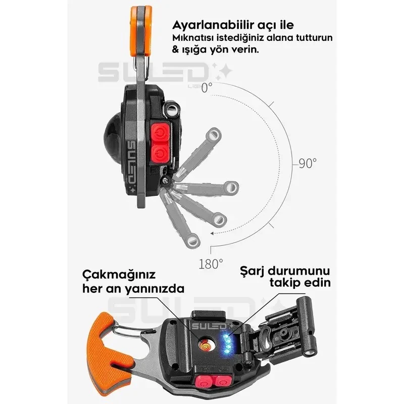 SAFE-KEY Çok Amaçlı Işık “Cebindeki Hayatta Kalma Kiti” 