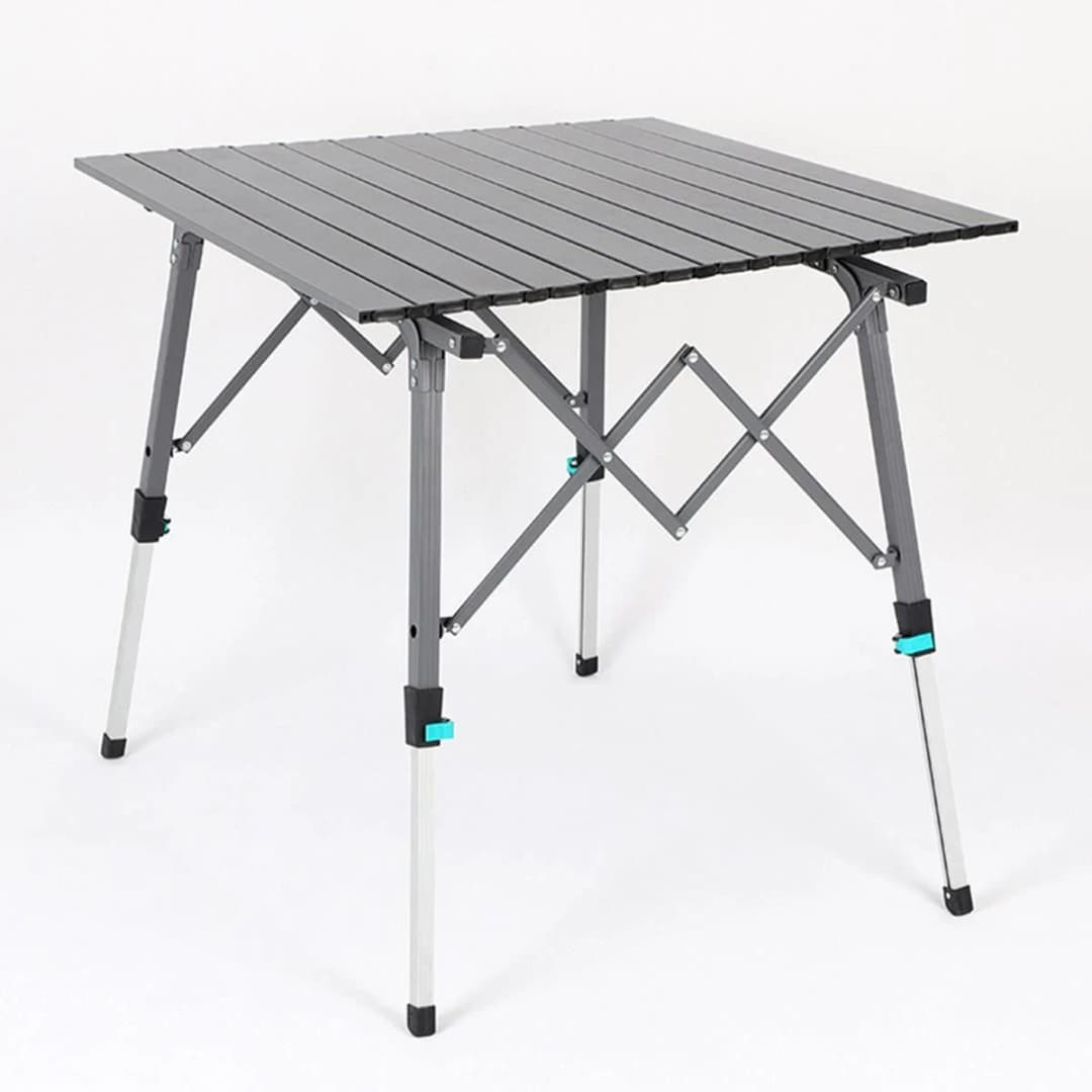 Madfox Skylite – Yükseklik Ayarlı Katlanır Kamp Masası (70×70×45-70 cm) — 1