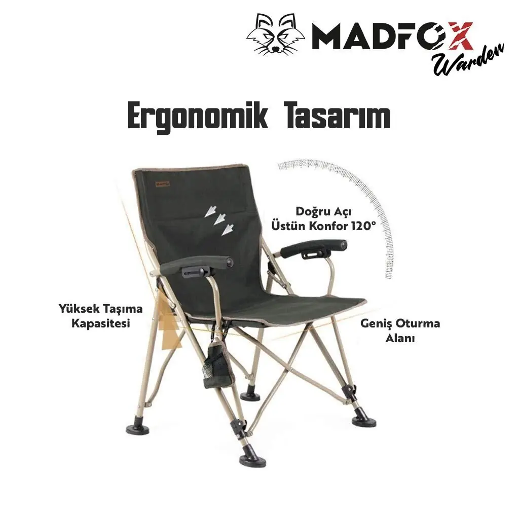 Madfox Warden Katlanır Kamp Sandalyesi — 9