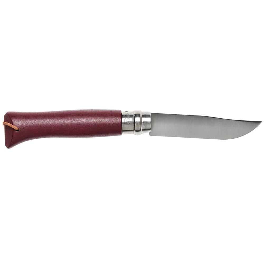 Opinel Inox Trekking 8 No Paslanmaz Çelik Çakı (Bordo) — 3
