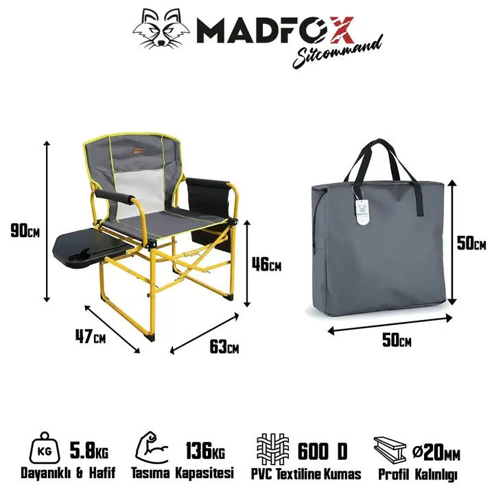 Madfox SitCommand G92 Katlanır Kamp Koltuğu — 2
