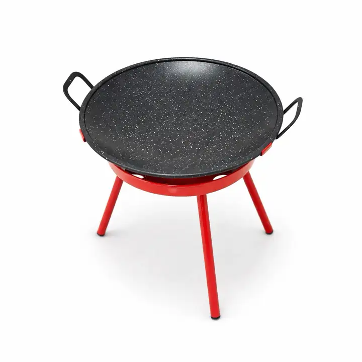 Süper Ocak Granit Kamp Seti (Ocak, Mangal, Izgara, Ekmek Pişirme) - Çantalı — 8