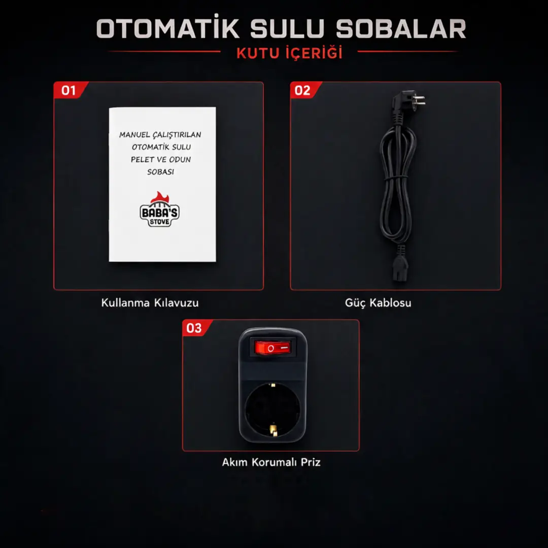 Baba's Stove Hidro 22 kW Otomatik Kalorifer Bağlantılı Pelet Kombisi - Müstakil Ev, Villa, Köy Evi — 8