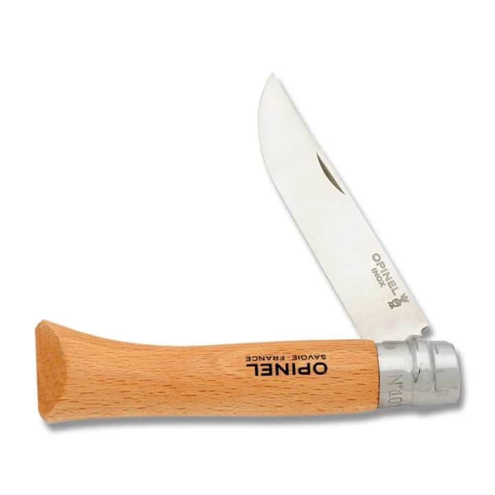 Opinel Inox 10 No Kayın Saplı Paslanmaz Çelik Çakı — 6