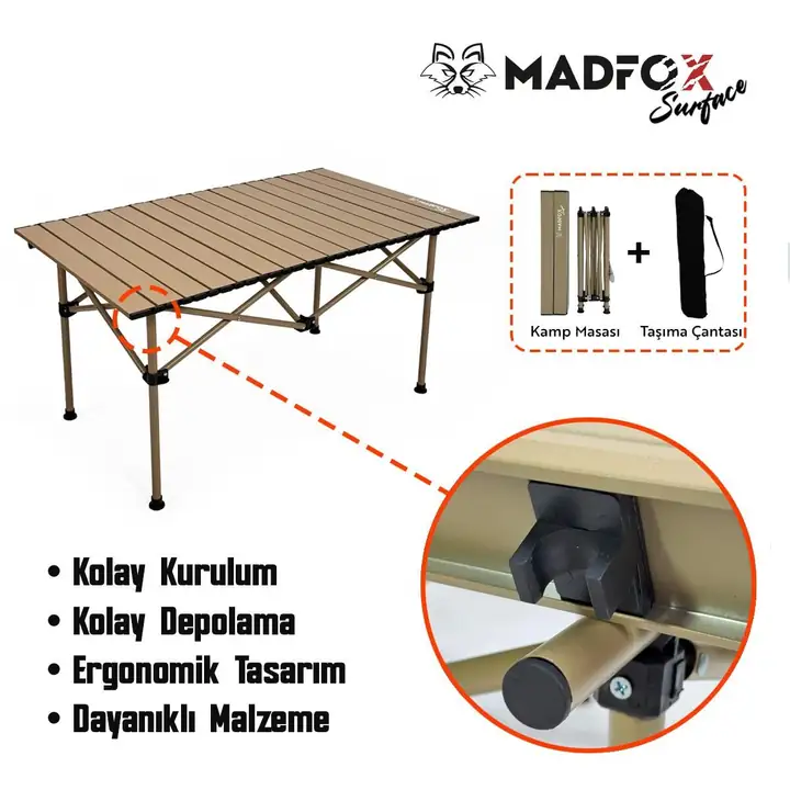 Madfox Surface Katlanır Kamp Masası — 5