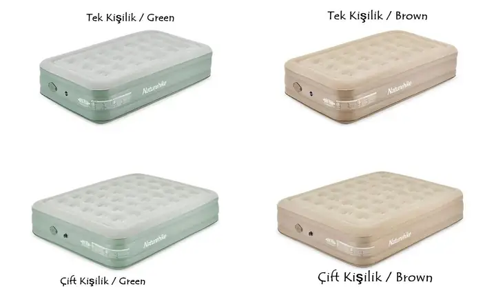 Naturehike Otomatik Şişen Inflatable Anytime One-Touch Air Bed Şişme Kamp Yatağı — 2