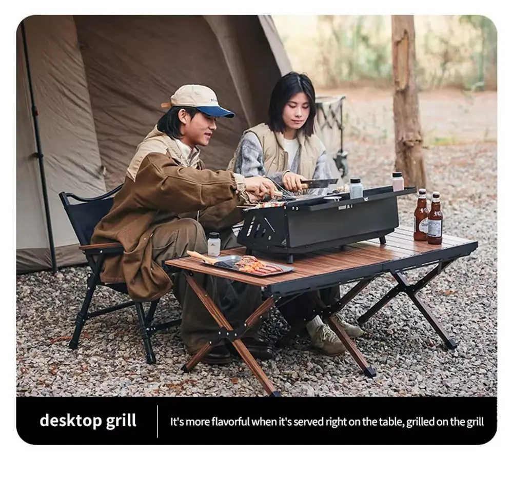 Naturehike Multi-Surface Vertical BBQ Grill Katlanır Ayaklı Mangal — 2