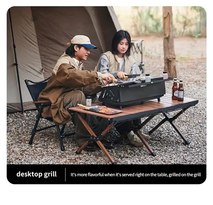 Naturehike Multi-Surface Vertical BBQ Grill Katlanır Ayaklı Mangal — 2