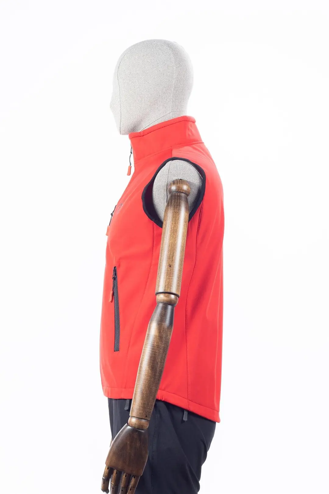 Huğlu Softshell Yelek Fermuarlı Cepli Mevsimlik — 3