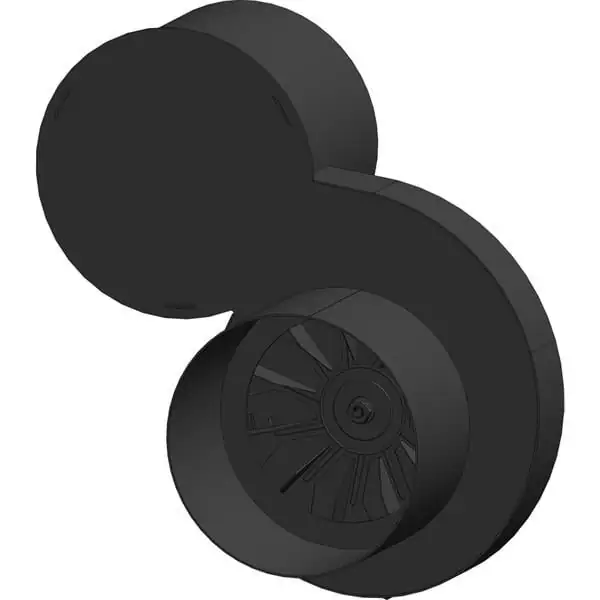 Baba's Stove Sessiz Baca Fanı 13 cm Hız Ayarlı - Çekmeyen Bacalar İçin - Ev, Bağ Evi, Dükkan