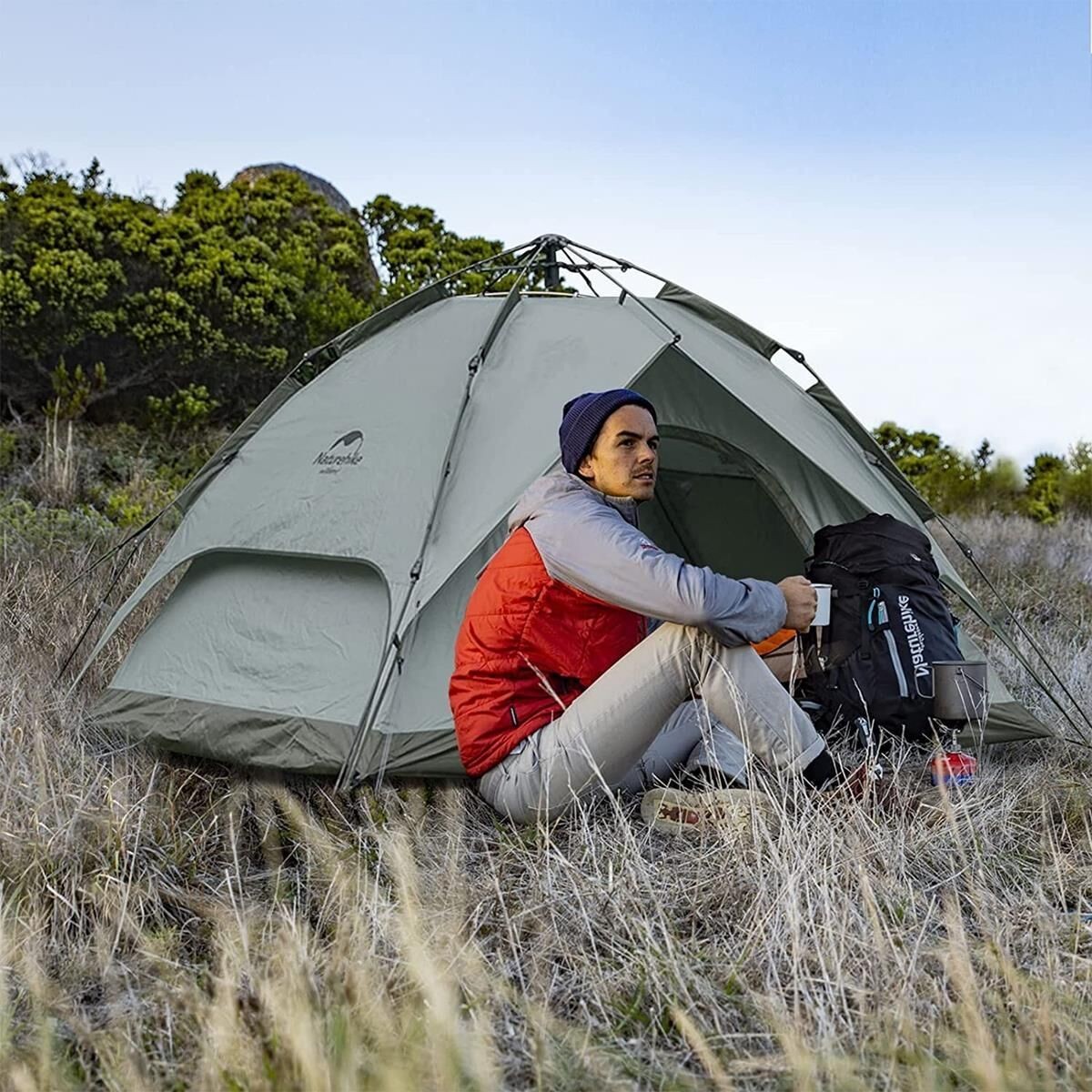 Naturehike 4 Kişilik Otomatik Kamp Çadırı