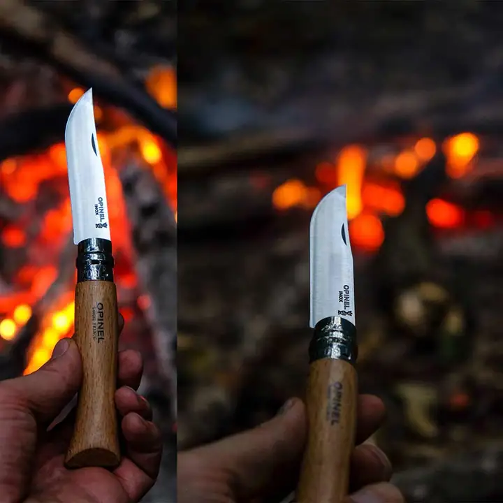 Opinel Inox 9 No Kayın Saplı Paslanmaz Çelik Çakı — 8