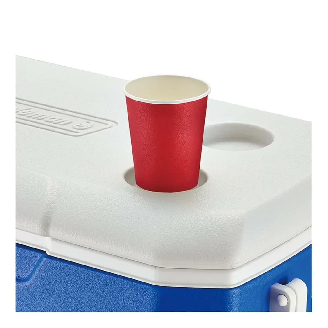Coleman Poly-Lite 48 QT Taşınabilir Soğutucu Buzluk 45.7 Lt - Mavi/Beyaz — 4