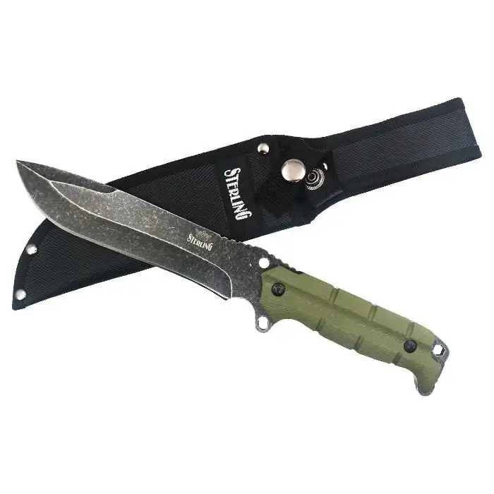 S. STERLING 30 cm Yeşil Avcı Bıçağı — 2
