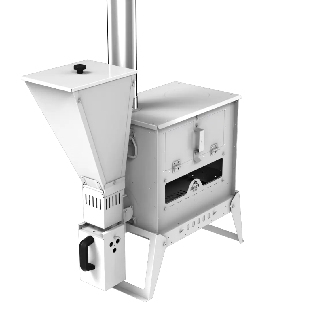 Baba's Stove Camper Fırınlı Kamp Sobası 6 kW - Çadır, Karavan, Bağ Evi - Pelet, Odun, Kömür — 4