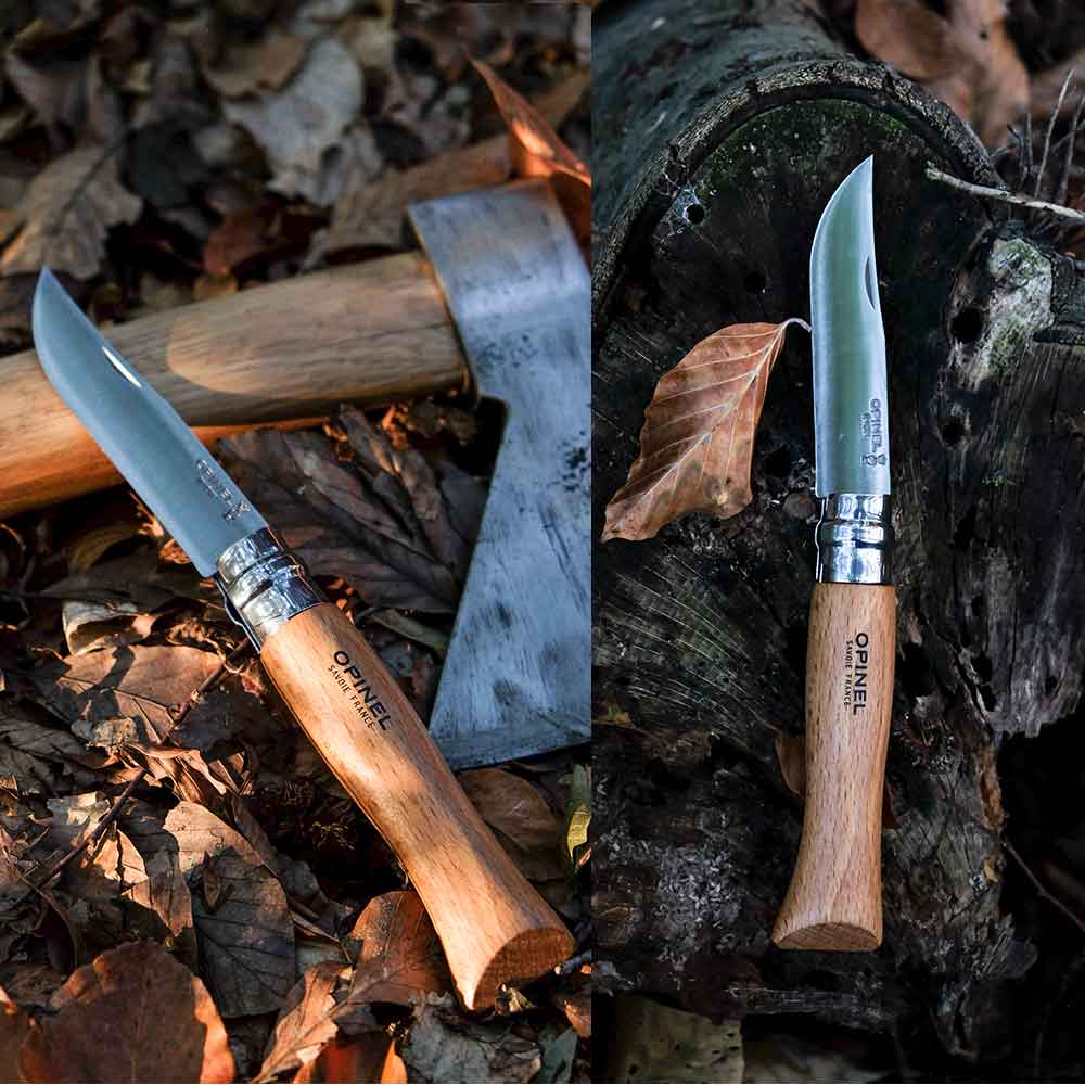 Opinel Inox 9 No Kayın Saplı Paslanmaz Çelik Çakı — 7