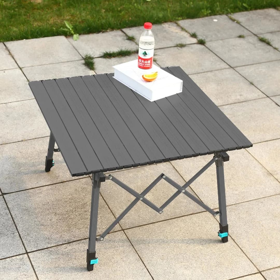 Madfox Skylite – Yükseklik Ayarlı Katlanır Kamp Masası (70×70×45-70 cm) — 7