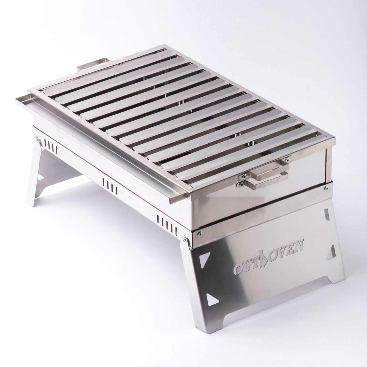 Outdoven M1 Alev Yapmayan Katlanabilir Inox Mangal