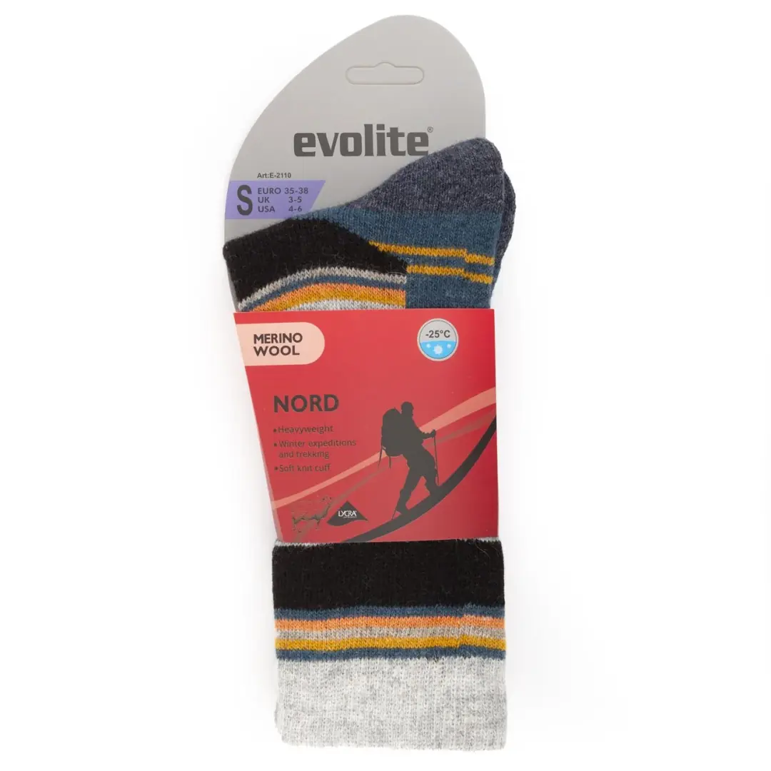 Evolite -25°C Nord Merino Çorap-Turuncu — 6