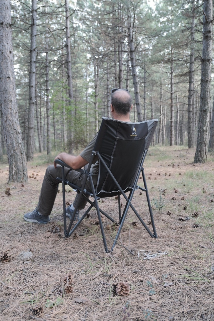 Gci Outdoor XXL Katlanır Kamp Sandalyesi - Yüksek Konfor, Üstün Dayanıklılık - 181KG Taşıma Kapasitesi