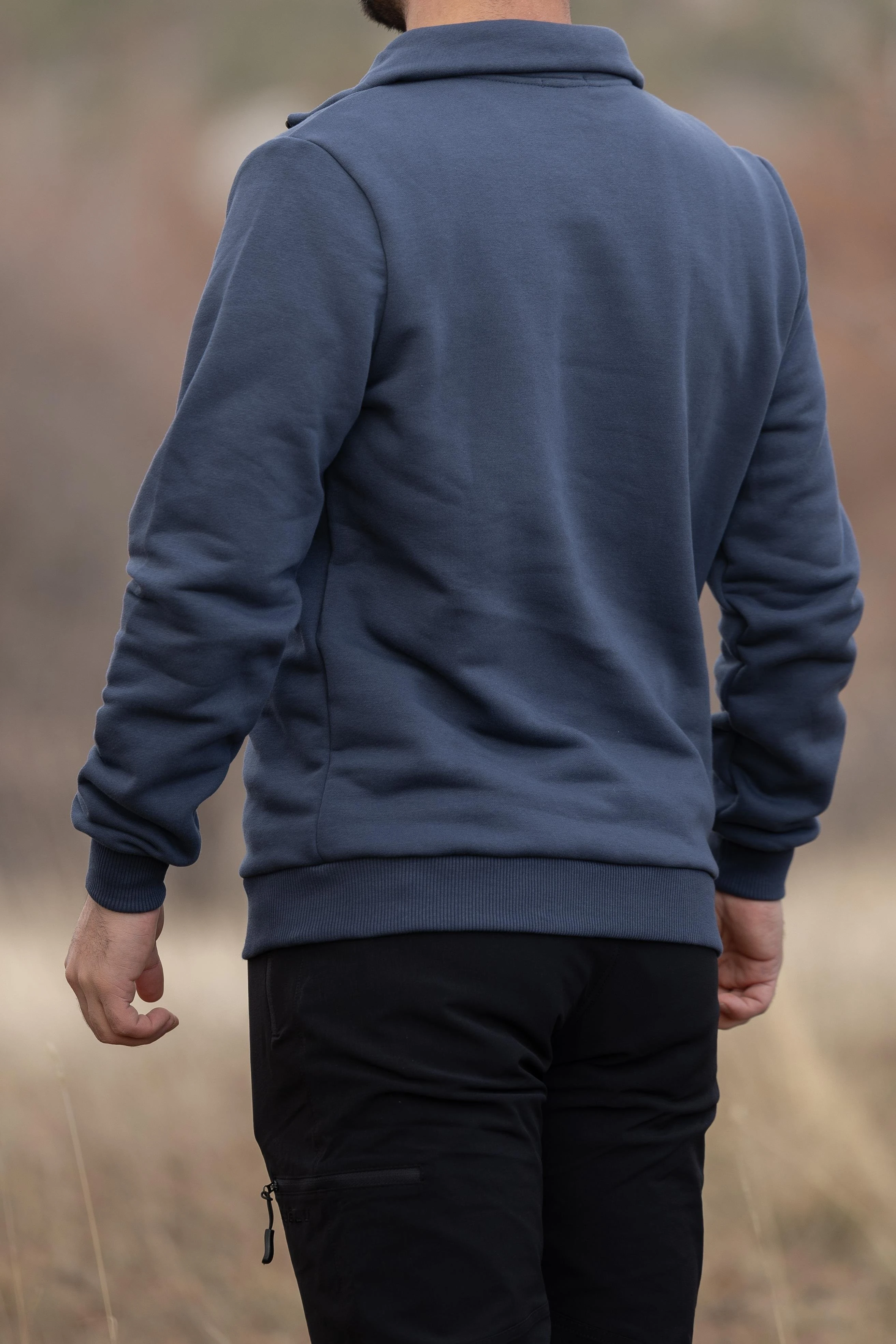 Huğlu Yarım Fermuar Polar Sweatshirt