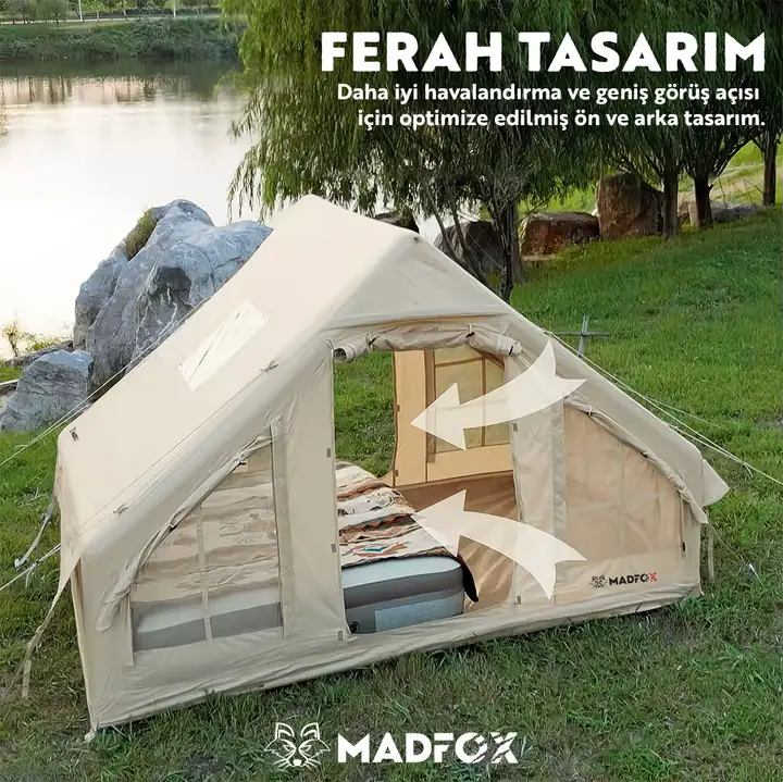 Madfox Bigless Şişme Çadır (Baca Çıkışlı) — 8
