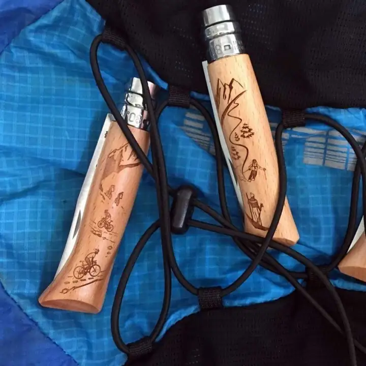 Opinel Inox No 08 Alpine Macera Yürüyüş Desenli Paslanmaz Çelik Çakı — 4
