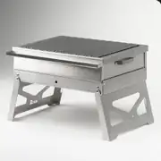 Kvox M1.3 Alev Yapmayan Katlanabilir Inox Mangal