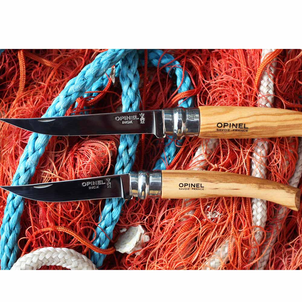 Opinel Inox 10 No Ahşap Kutulu Zeytin Saplı Fleto Çakı — 7