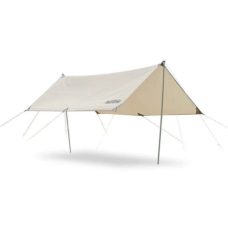 Naturehike Square Glamping 3x4 mt Tarp [Güneş ve Rüzgar Koruma Tentesi] Quicksand Gold — 2