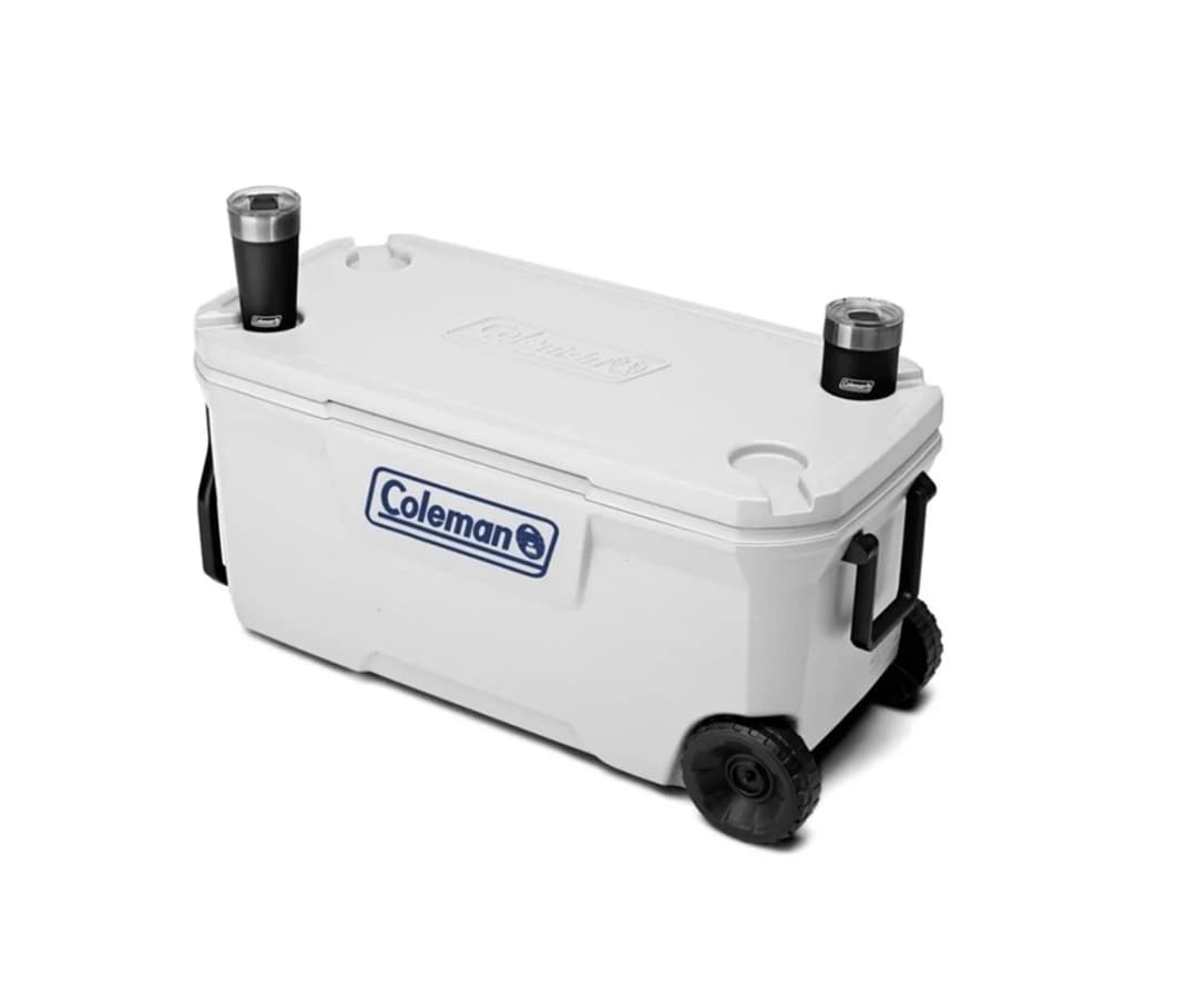 Coleman Xtreme Wheeled 100 QT Tekerlekli Soğutucu Marine Buzluk 94.6 Lt BEYAZ — 3