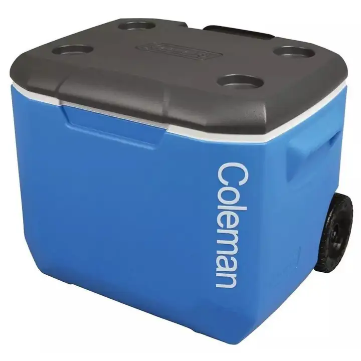 Coleman Performance Tri Coler Wheeled 60 QT Tekerlekli Soğutucu Buzluk 56 Lt MAVİ — 6