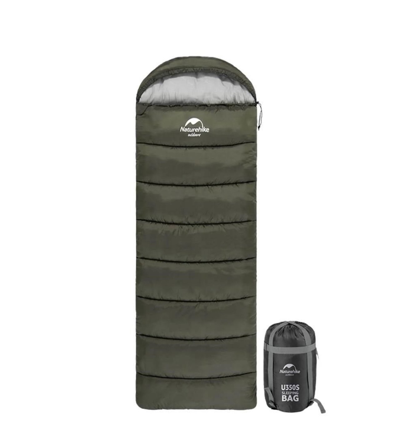 Naturehike U350S Zarf Tarzı Kapüşonlu Uyku Tulumu -17°C