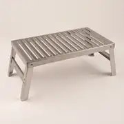 Kvox Paslanmaz Çelik Oluklu Ateş Üstü Izgara - 100Kg Taşıma Kapasiteli