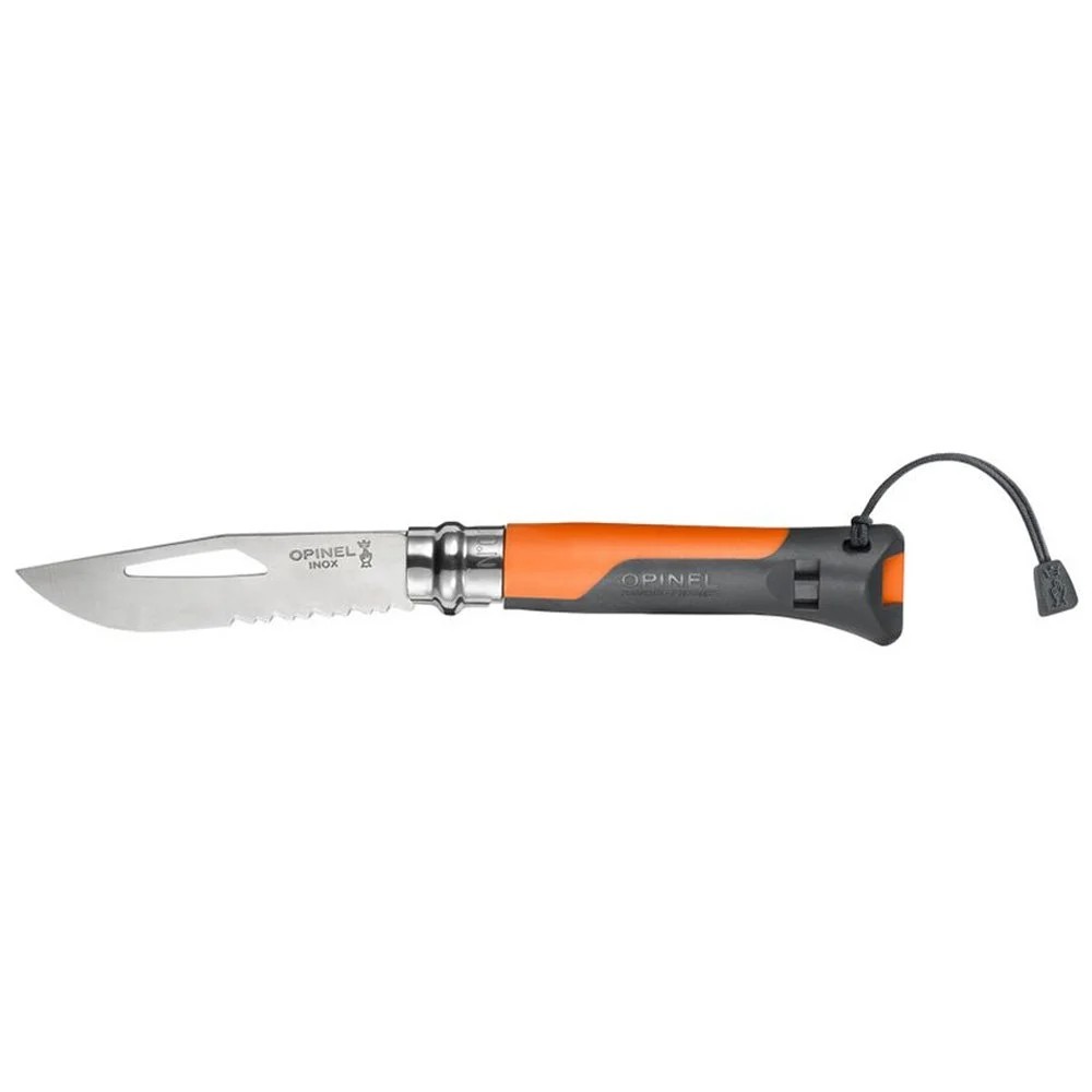 Opinel Inox 8 No Paslanmaz Çelik Outdoor Çakı (Turuncu)