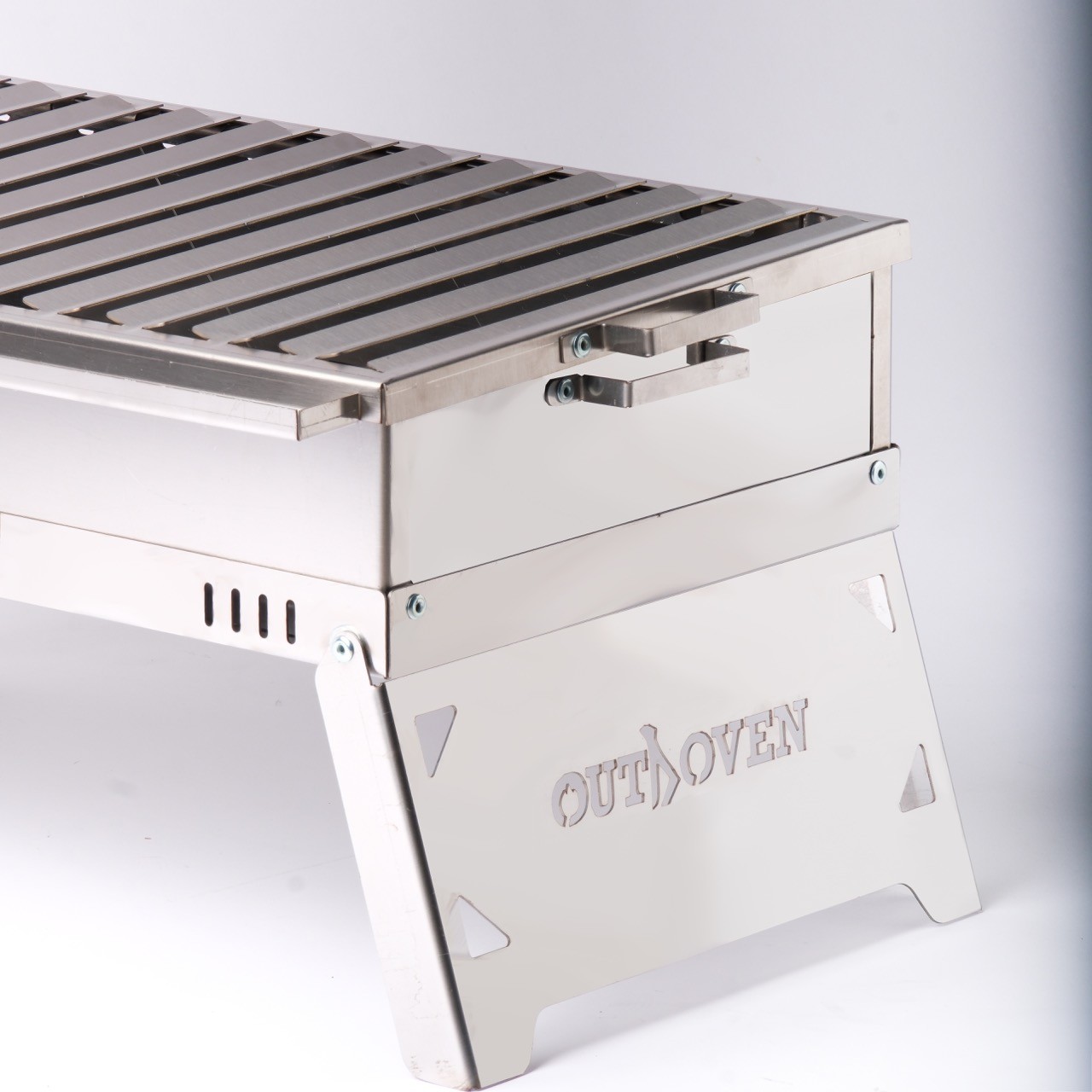 Outdoven M1 Alev Yapmayan Katlanabilir Inox Mangal