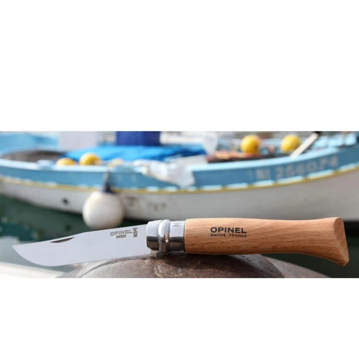 Opinel Inox 7 No Kayın Saplı Paslanmaz Çelik Çakı — 6