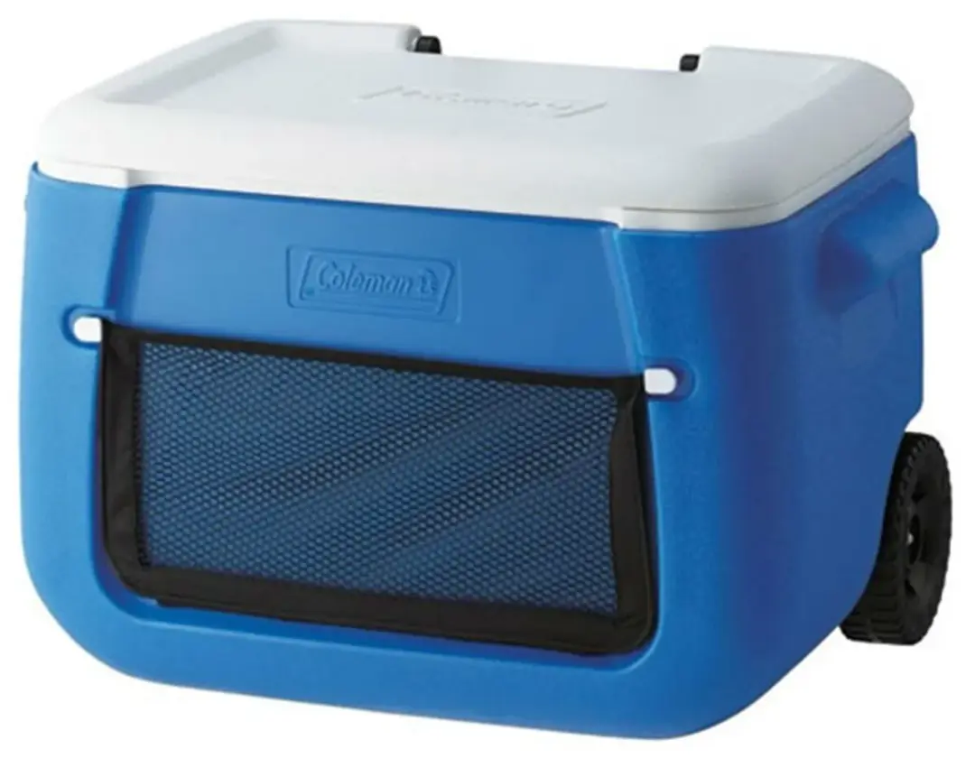 Coleman Poly-Lite Wheeled Mesh 50 QT Tekerlekli Soğutucu Buzluk 47.3 Lt — 3